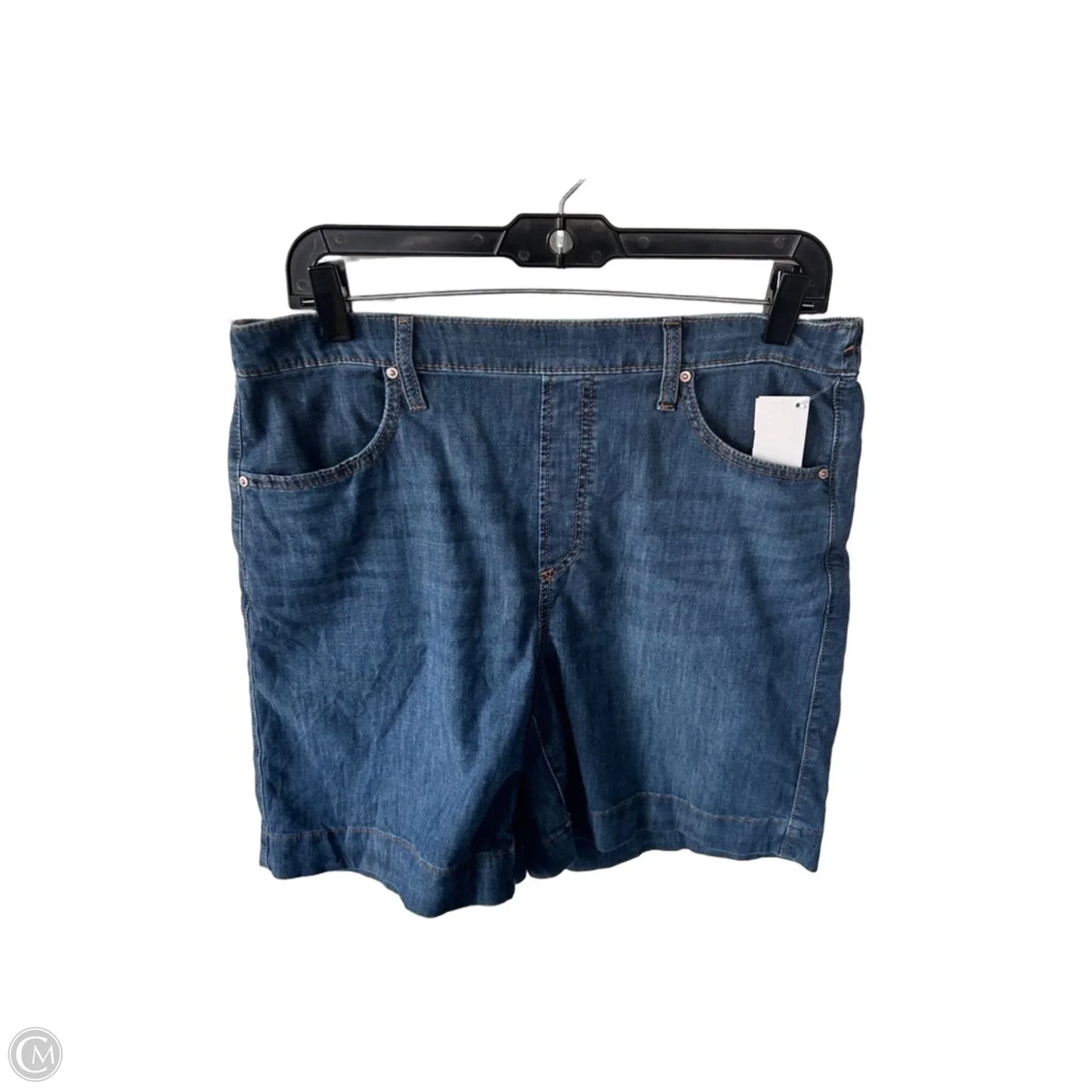 Shorts By Chicos In Blue Denim, Size: 8