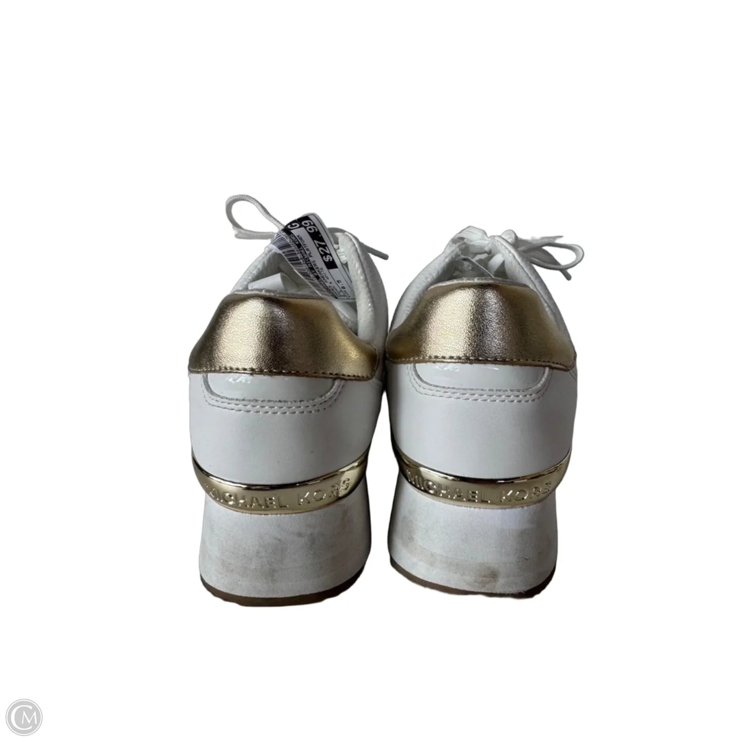 Shoes Sneakers Platform By Michael By Michael Kors In Brown & White, Size: 8.5