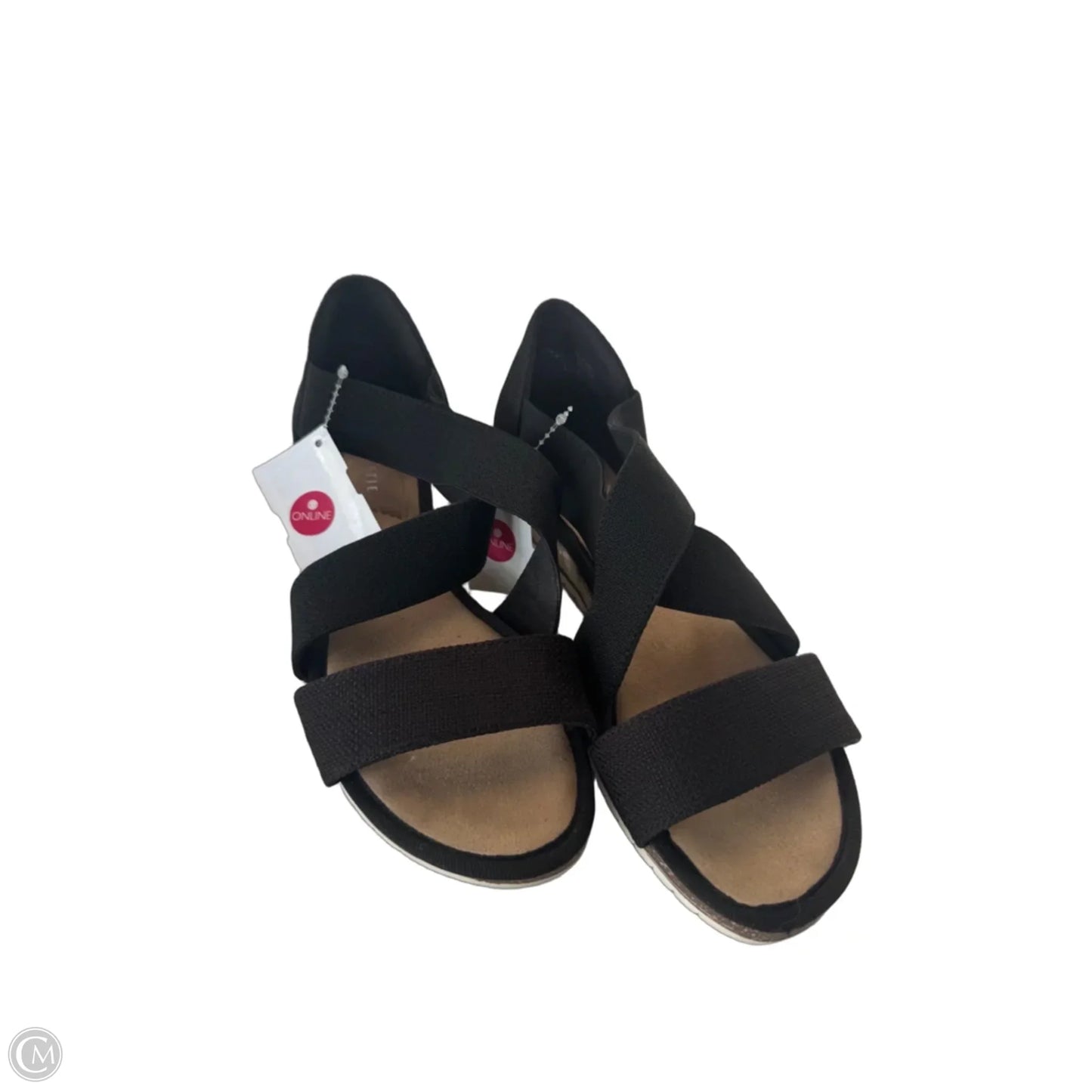 Sandals Flats By Kelly And Katie In Black, Size: 7.5