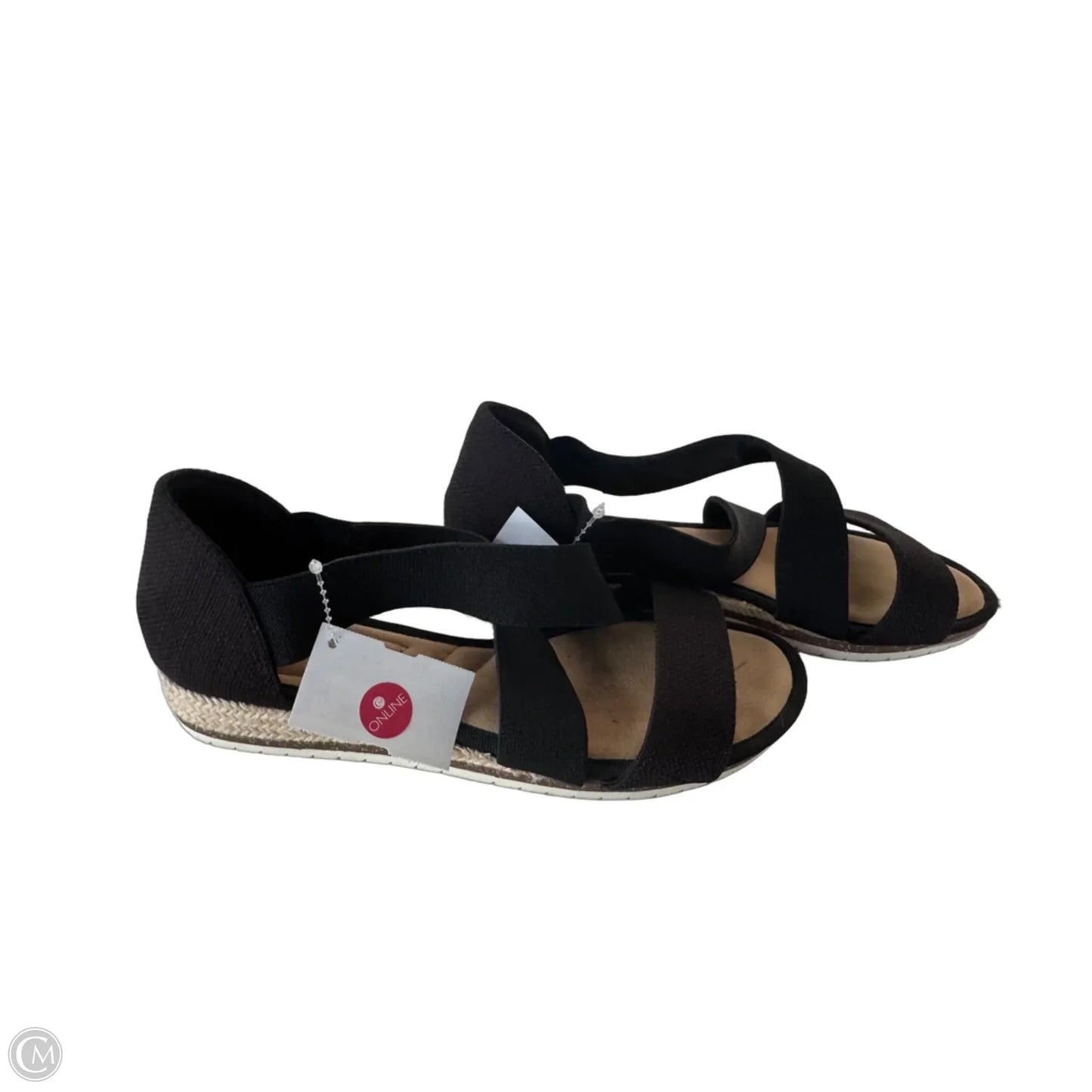 Sandals Flats By Kelly And Katie In Black, Size: 7.5