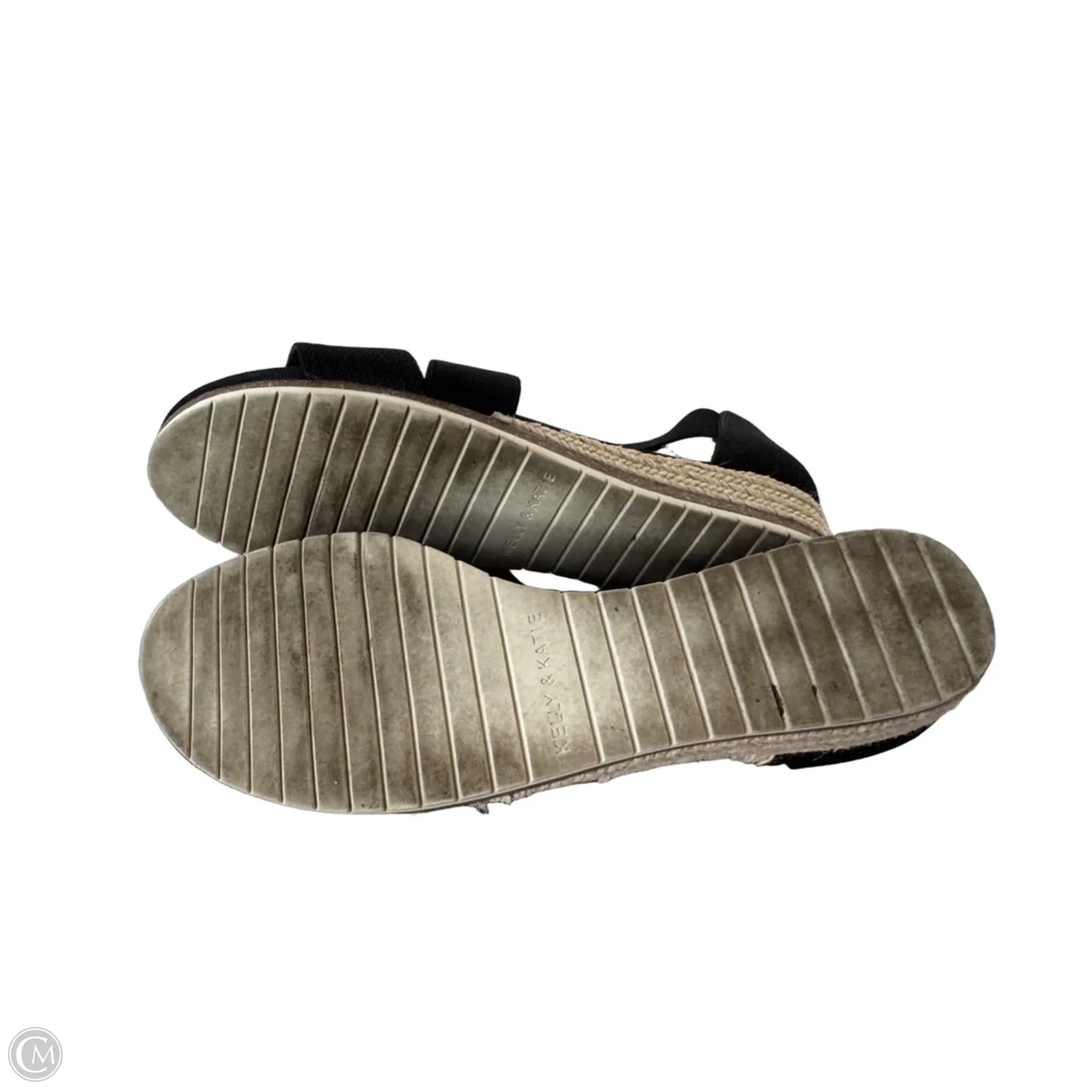 Sandals Flats By Kelly And Katie In Black, Size: 7.5