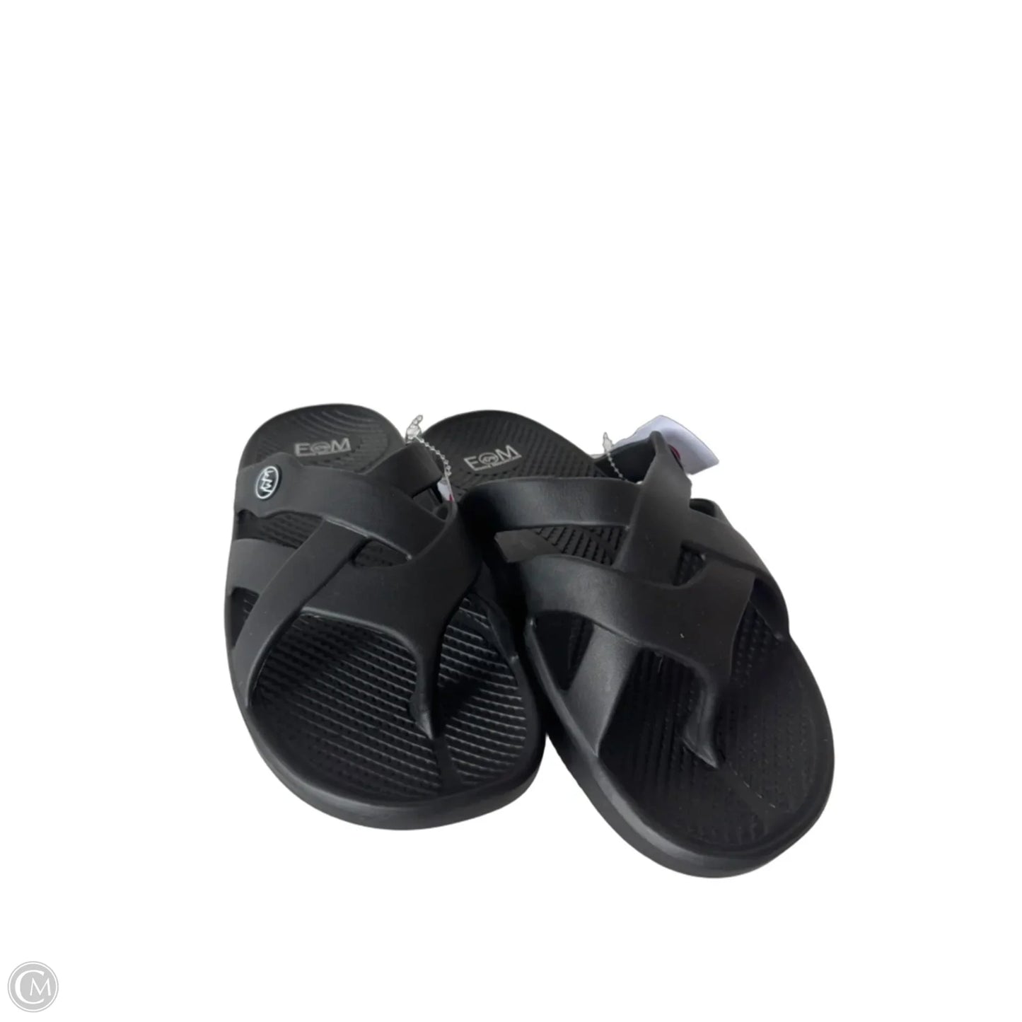 Sandals Flip Flops By White Mountain In Black, Size: 8