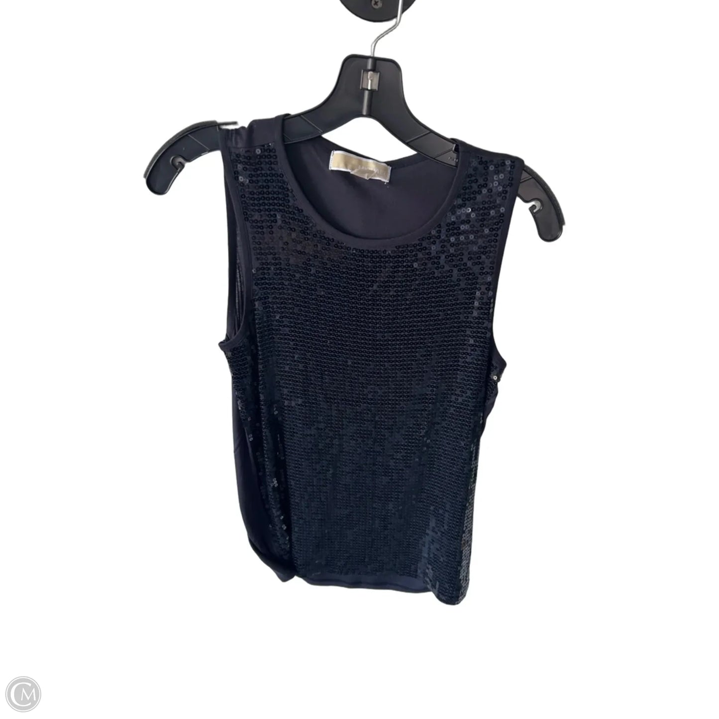 Blouse Sleeveless By Michael By Michael Kors In Navy, Size: M