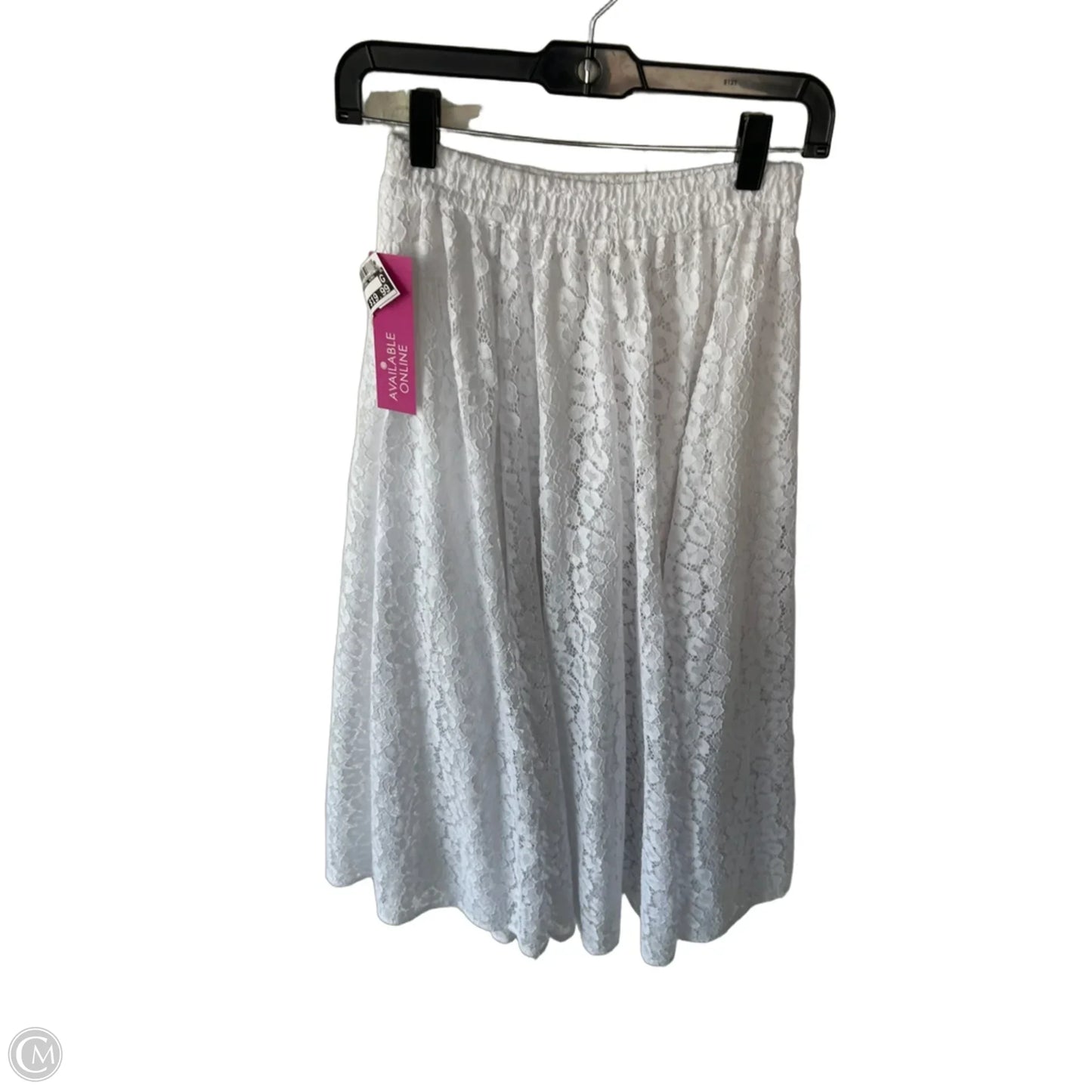 Skirt Midi By Michael By Michael Kors In White, Size: Xs