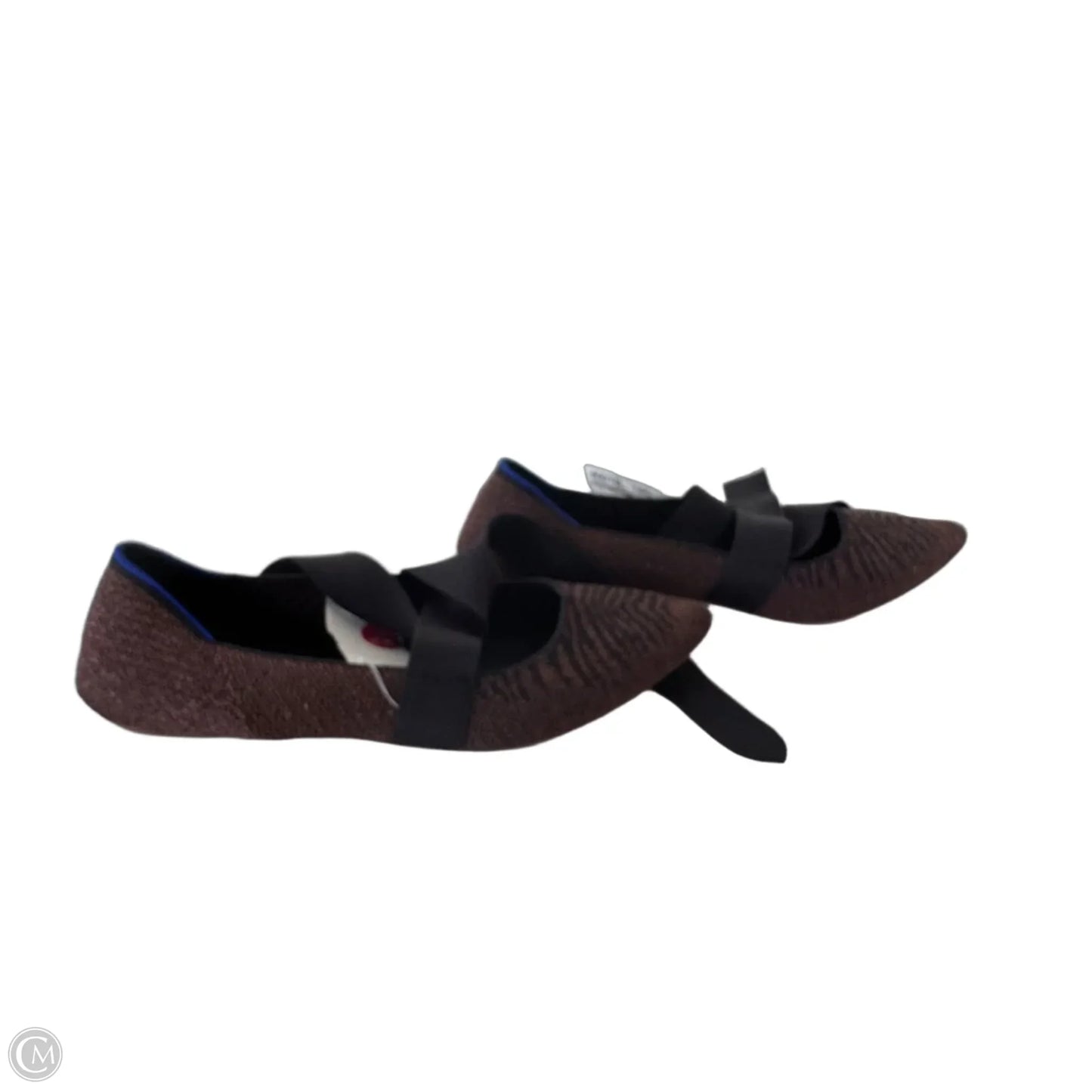 Shoes Flats By Rothys In Black & Blue, Size: 8.5