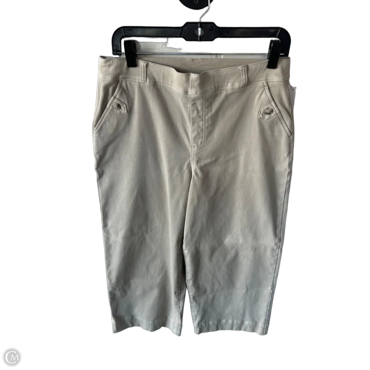 Pants Cropped By Spanx In Tan, Size: Xl