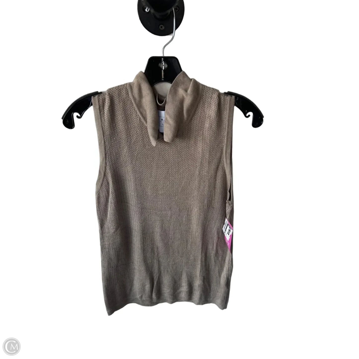 Vest Sweater By Cmc In Brown, Size: L