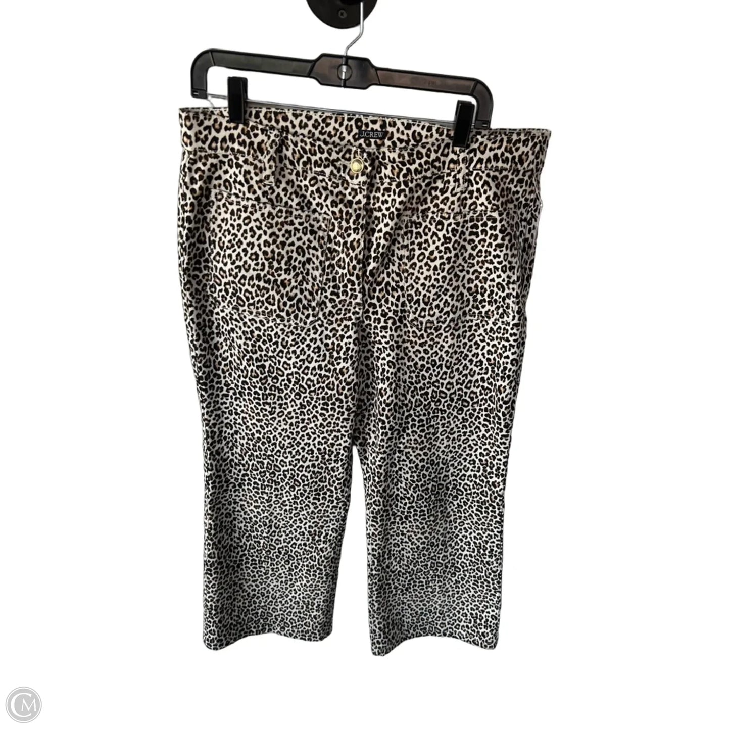 Jeans Wide Leg By J. Crew In Animal Print, Size: 12
