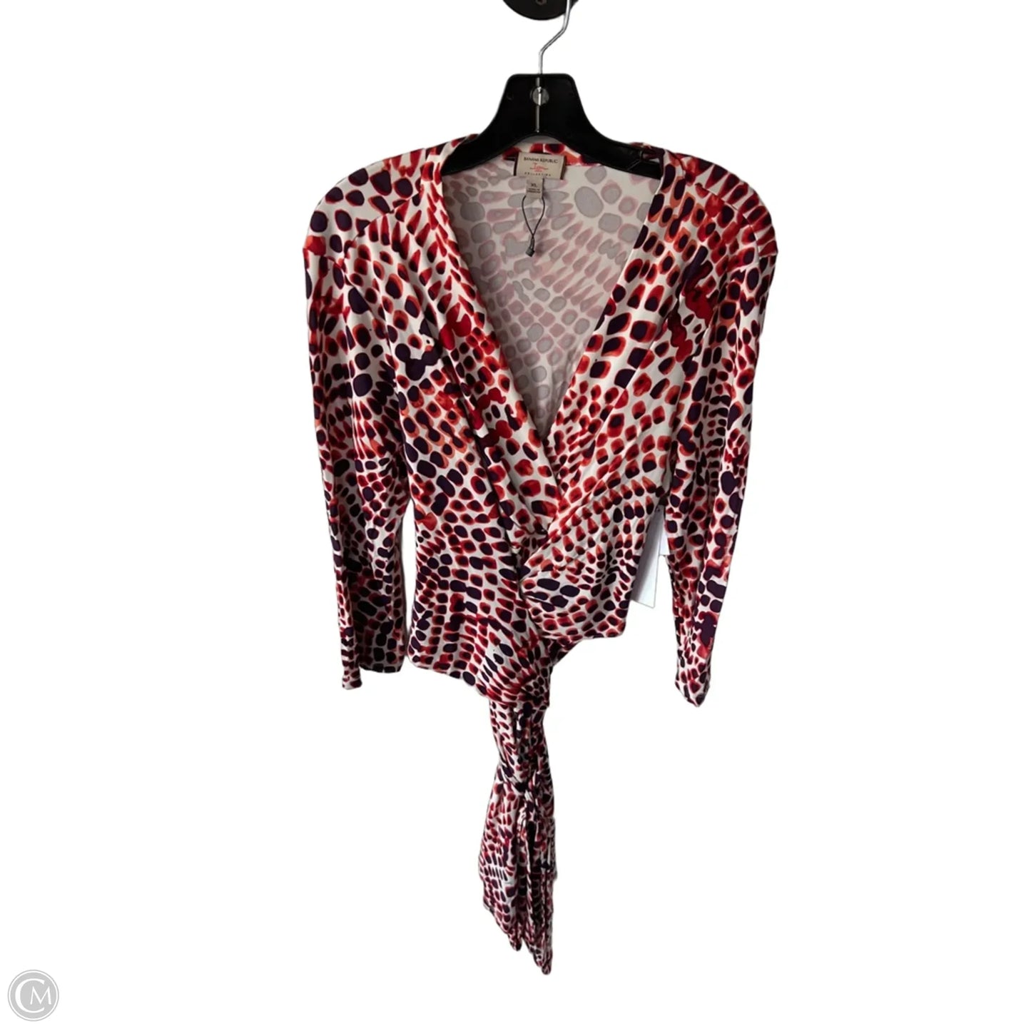 Dress Work By Banana Republic In Orange & Purple, Size: Xl