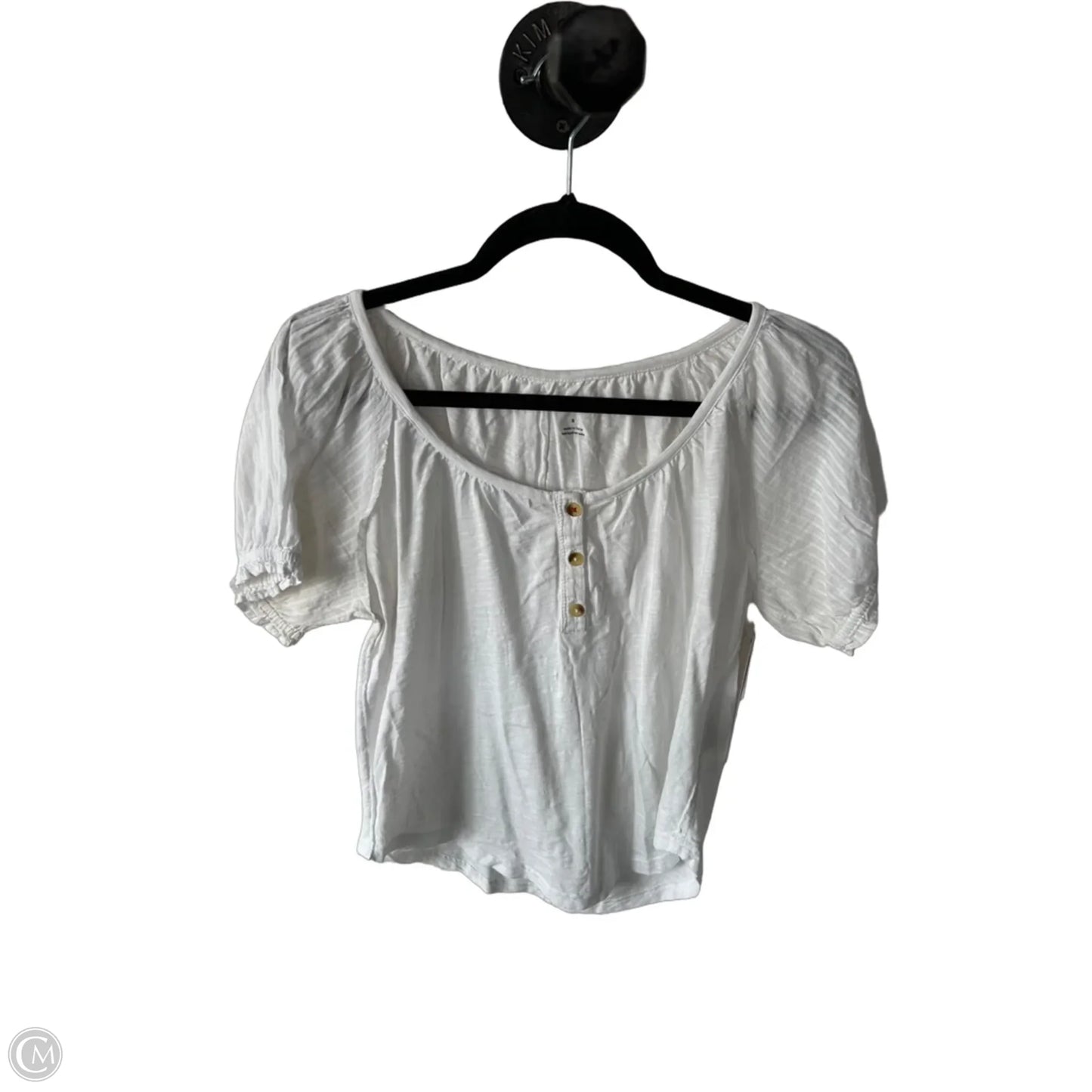 Top Short Sleeve By Pilcro In White, Size: S