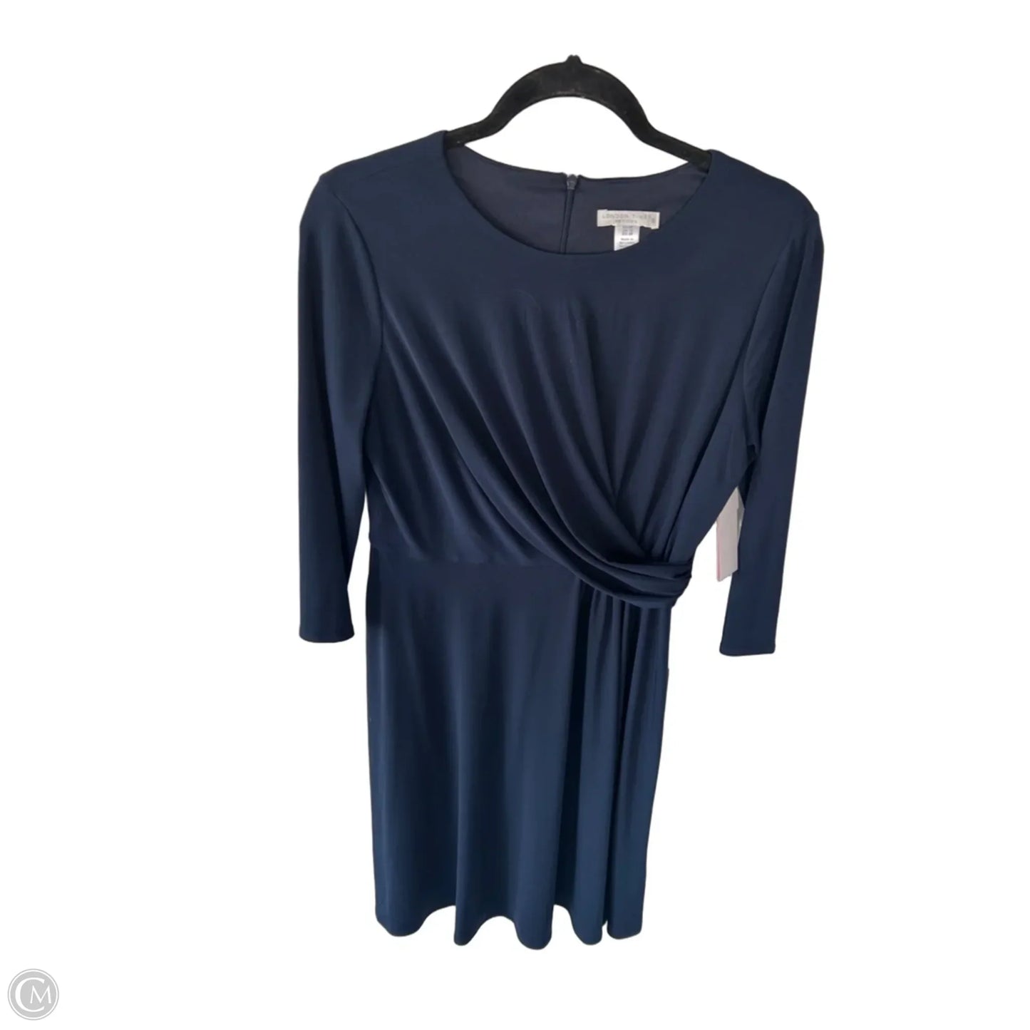 Dress Party Midi By London Times In Navy, Size: Mp