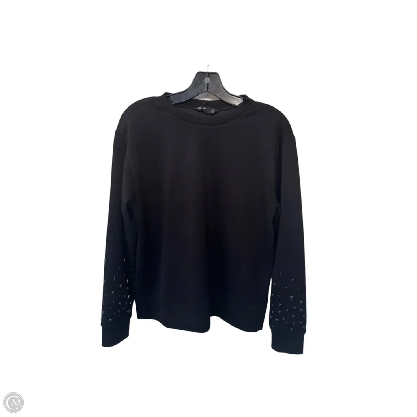 Sweatshirt Crewneck By Simply Vera In Black, Size: Xs