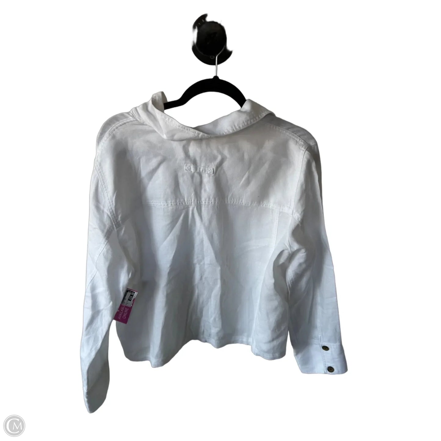 Jacket Other By Nicole By Nicole Miller In White, Size: Xl