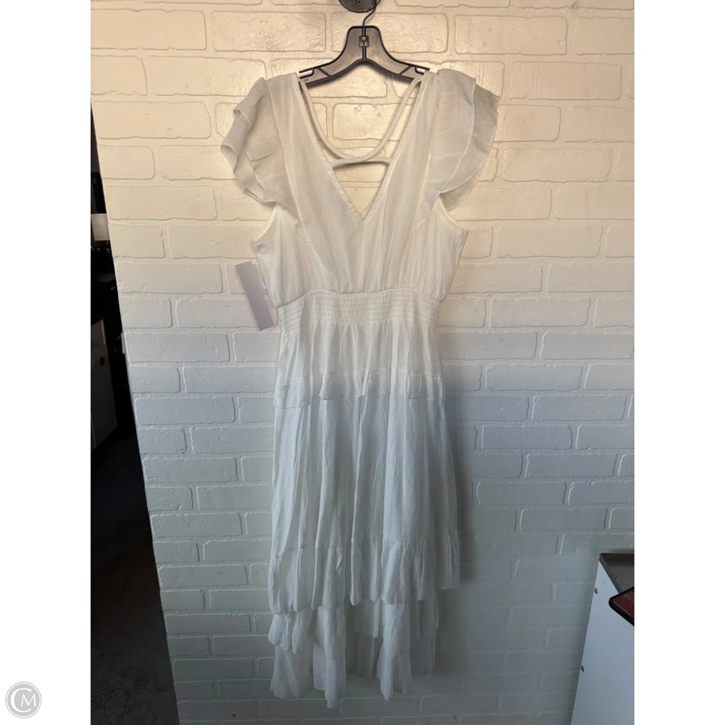 Dress Party Long By J. Crew In White, Size: M