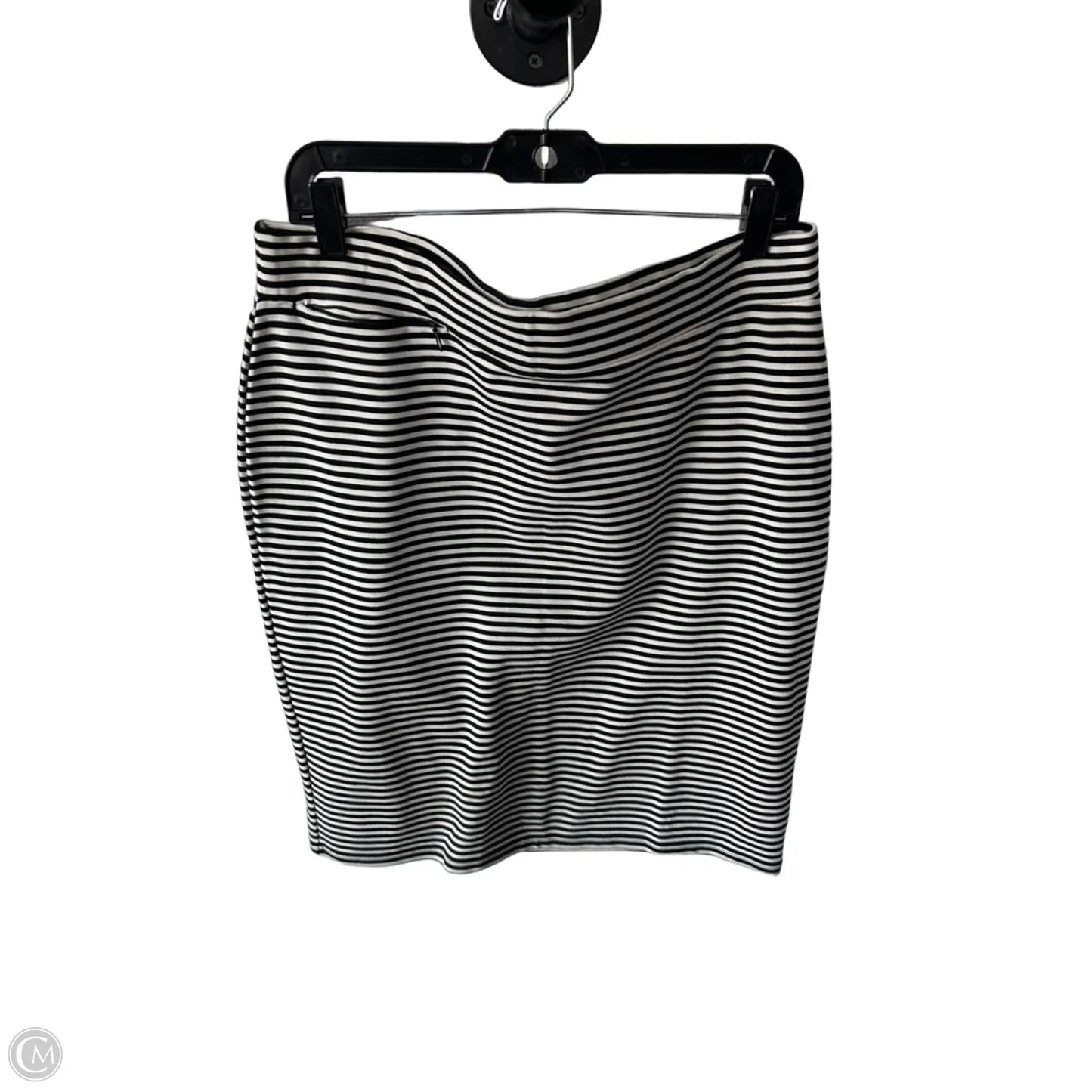 Skirt Midi By Toad & Co In Black & Cream, Size: L