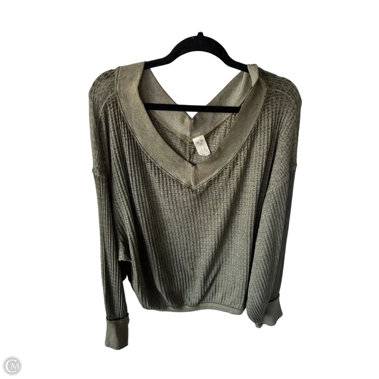 Top Long Sleeve By We The Free In Green, Size: Xl