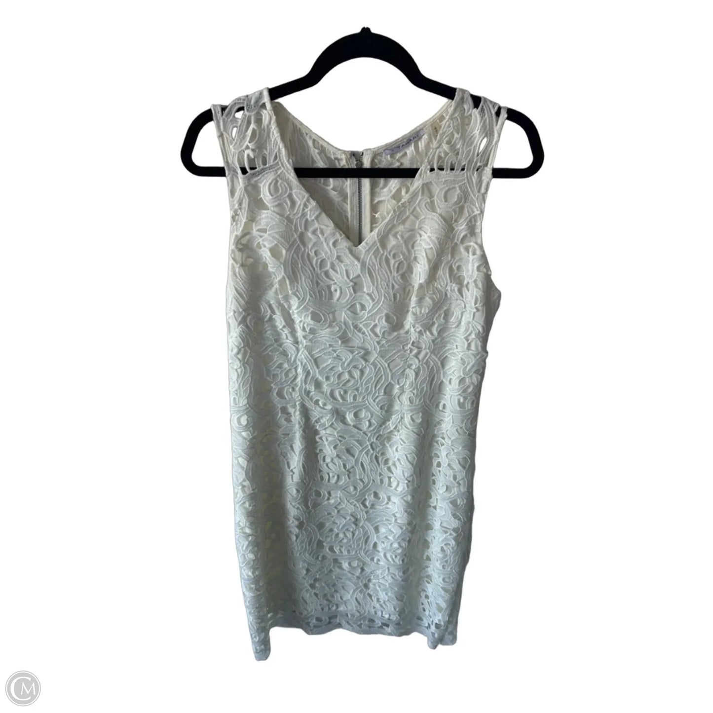 Dress Party Midi By T Tahari In White, Size: M