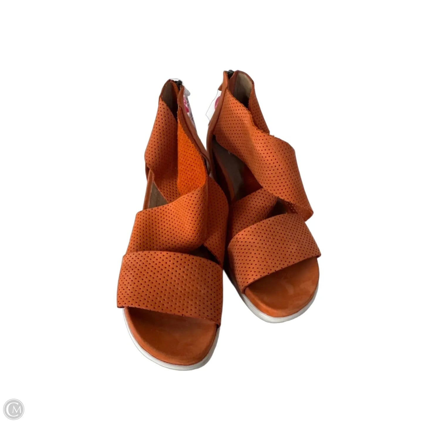 Sandals Flats By Eileen Fisher In Orange, Size: 8