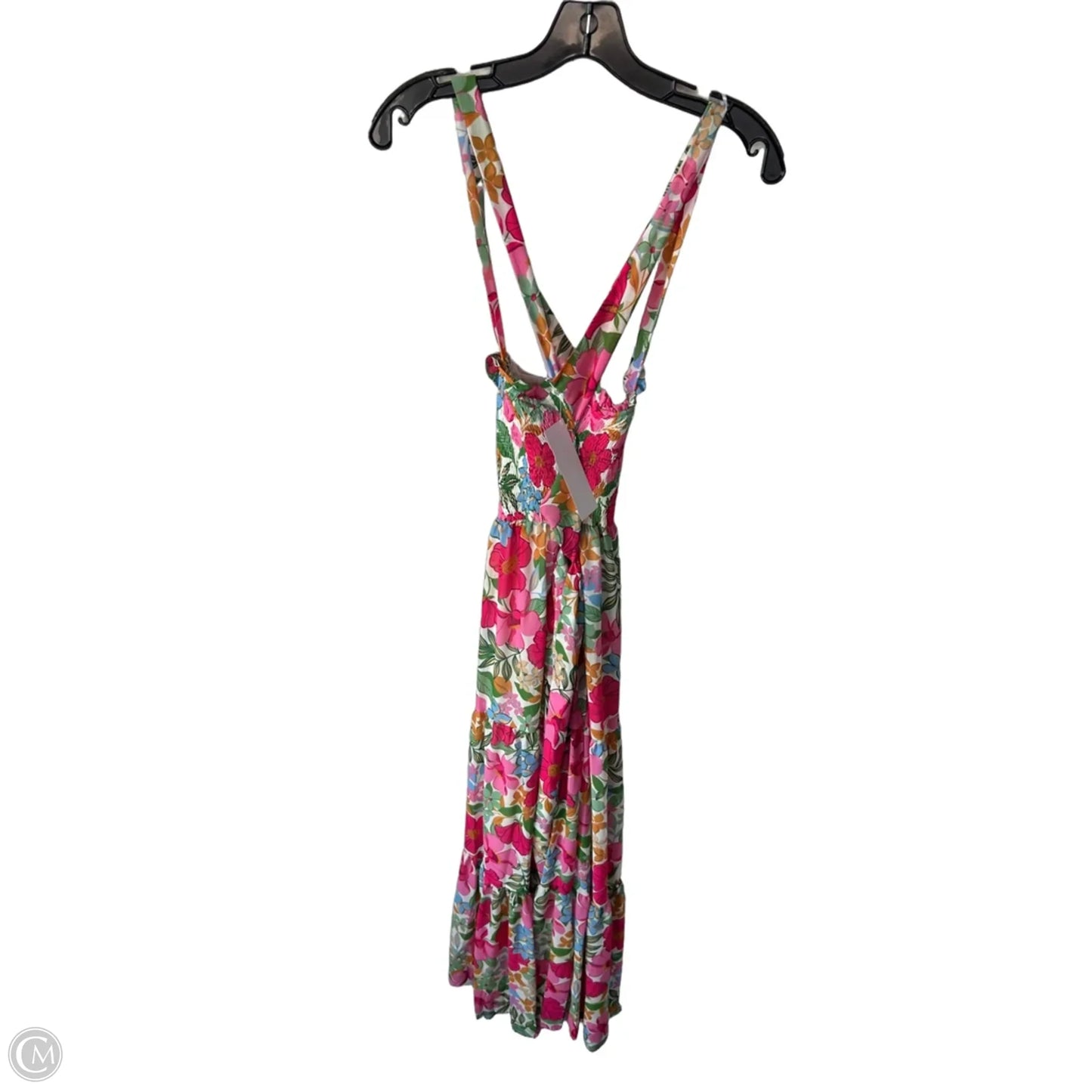 Dress Party Long By Vici In Pink & White, Size: Xl