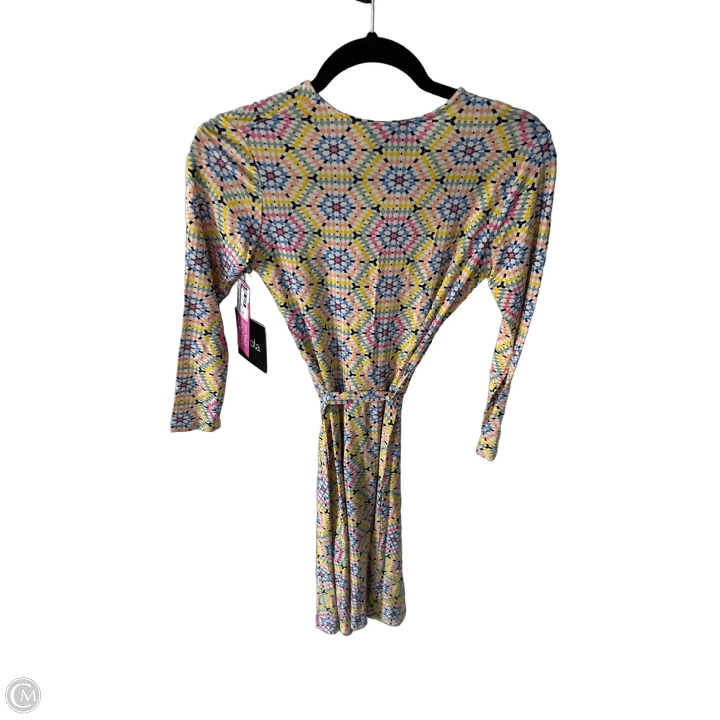 Dress Work By Leota In White & Yellow, Size: Xs