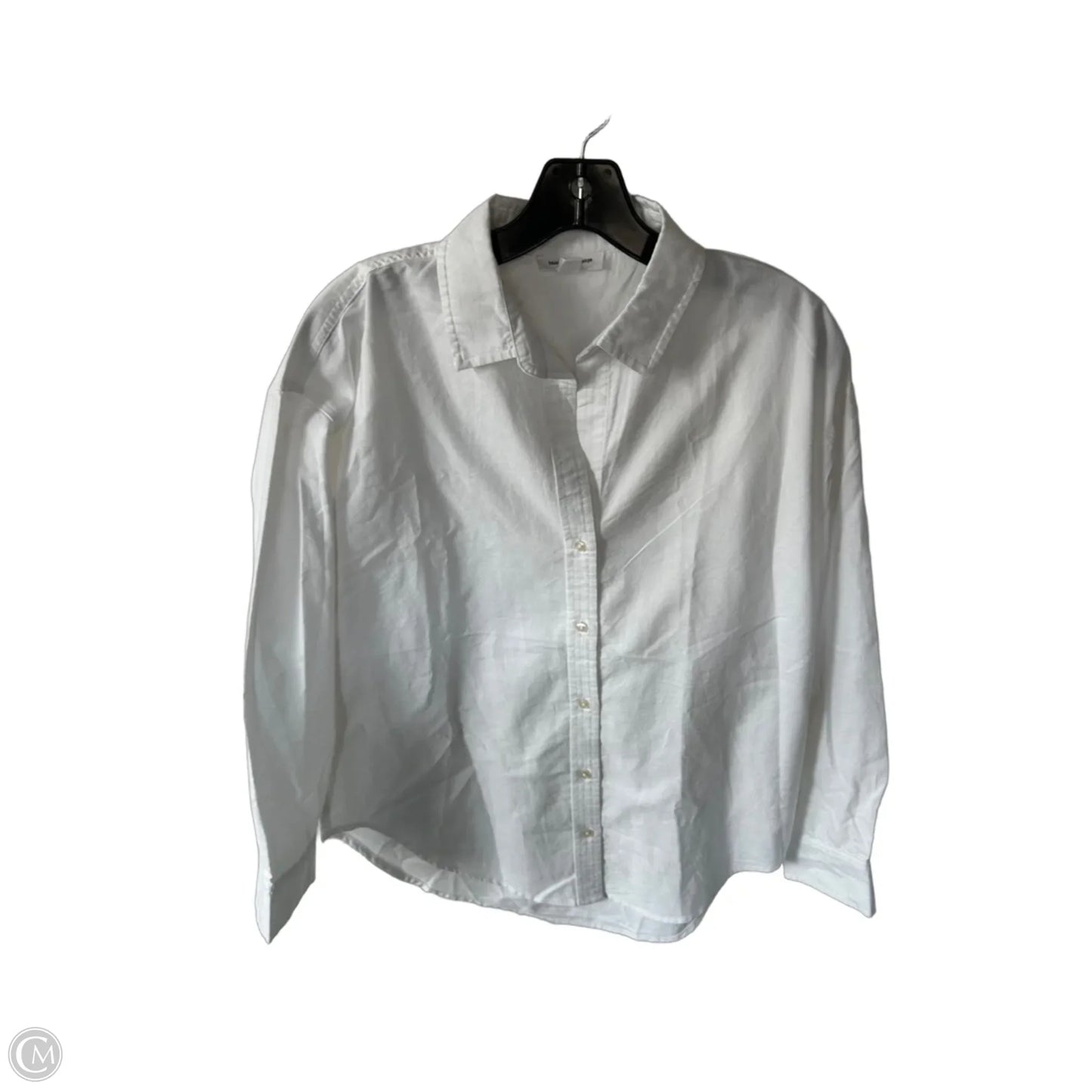 Blouse Long Sleeve By Beachlunchlounge In White, Size: Xs