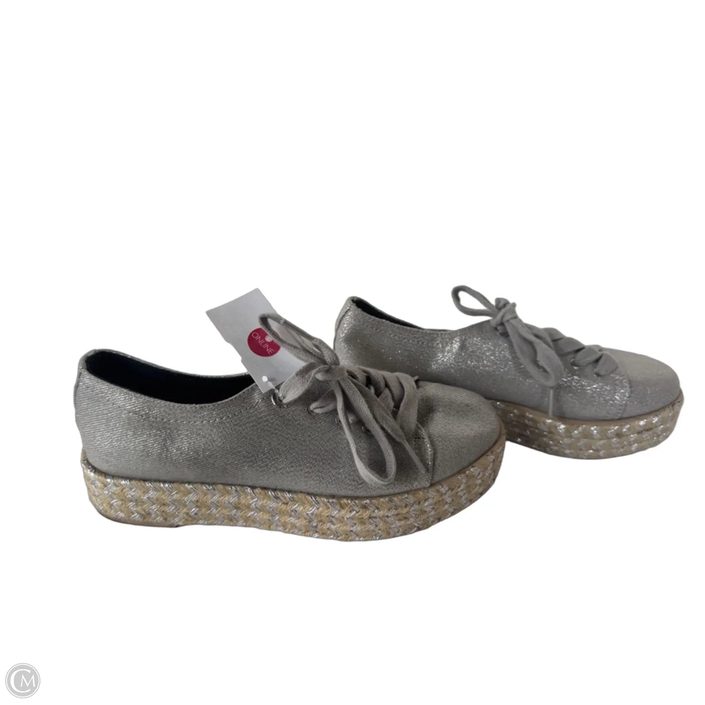 Shoes Sneakers Platform By Circus By Sam Edelman In Silver & Tan, Size: 7