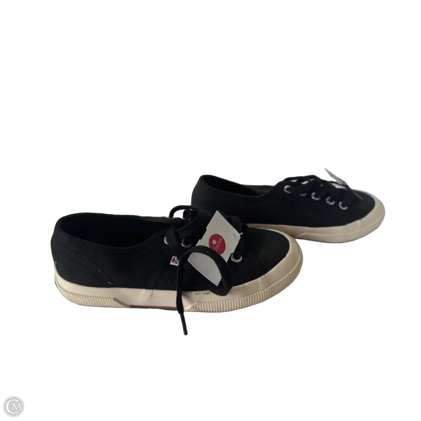 Shoes Sneakers By Superga In Black, Size: 6