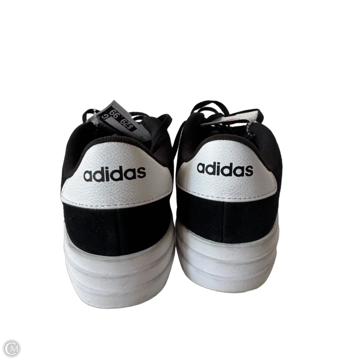 Shoes Sneakers By Adidas In Black & White, Size: 9