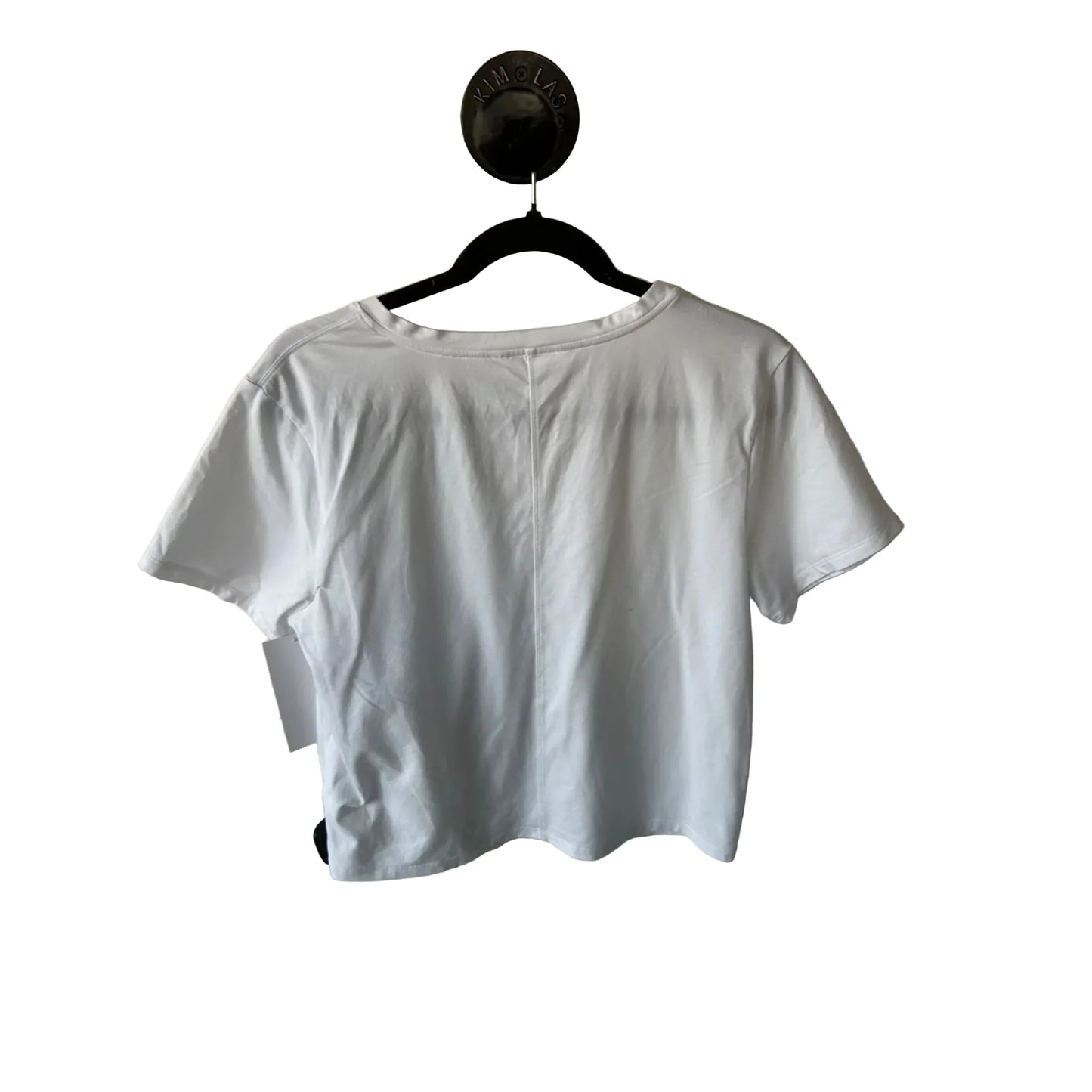 Top Short Sleeve By Athleta In White, Size: S