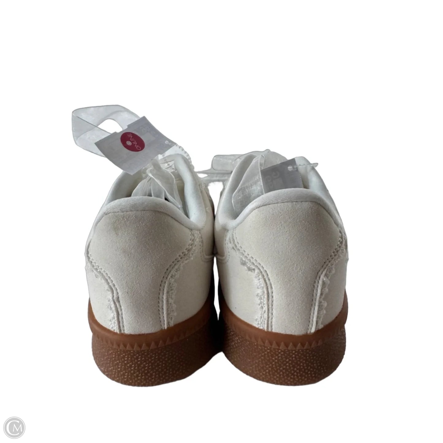 Shoes Sneakers Platform By Clothes Mentor In Cream, Size: 8
