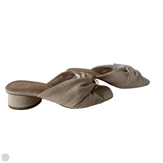 Sandals Heels Block By Vince Camuto In Cream, Size: 8
