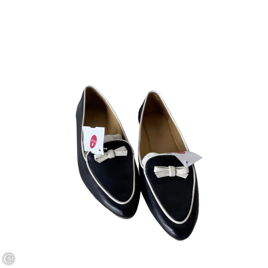 Shoes Flats By Talbots In Blue & White, Size: 5