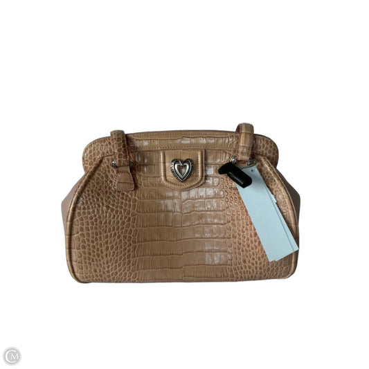 Handbag Leather By Brighton, Size: Large
