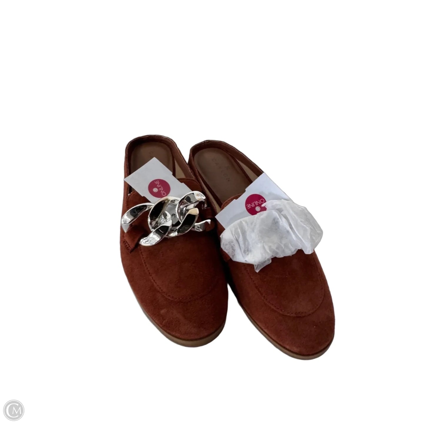 Shoes Flats By Caslon In Brown & Silver, Size: 5