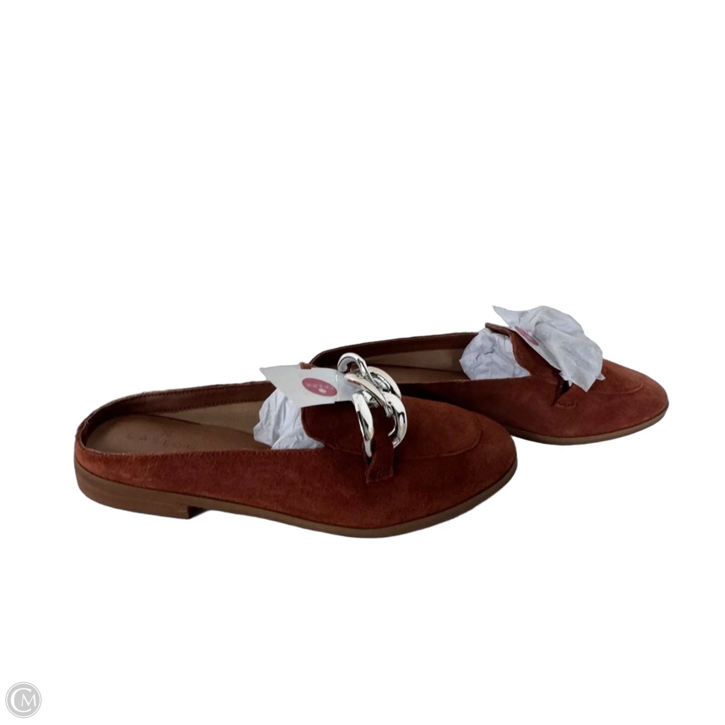 Shoes Flats By Caslon In Brown & Silver, Size: 5