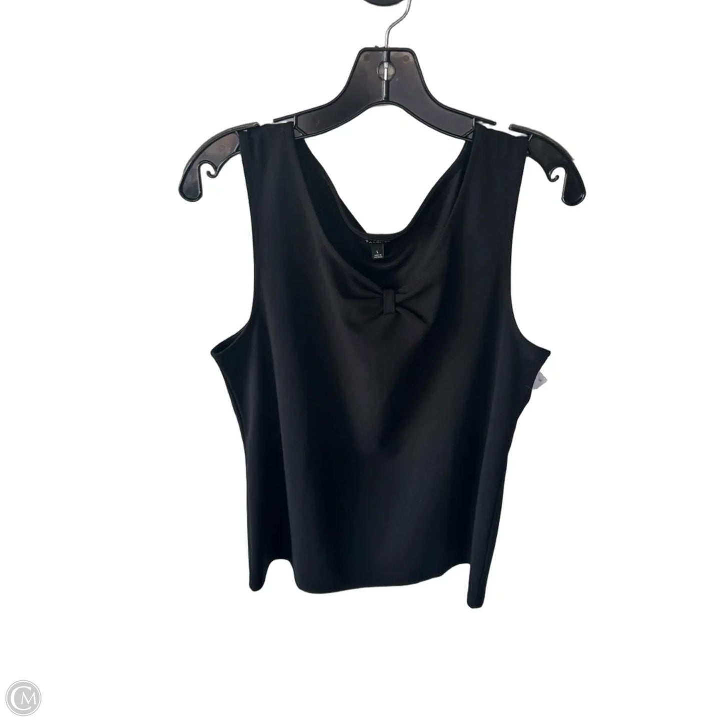 Blouse Sleeveless By Talbots In Black, Size: L