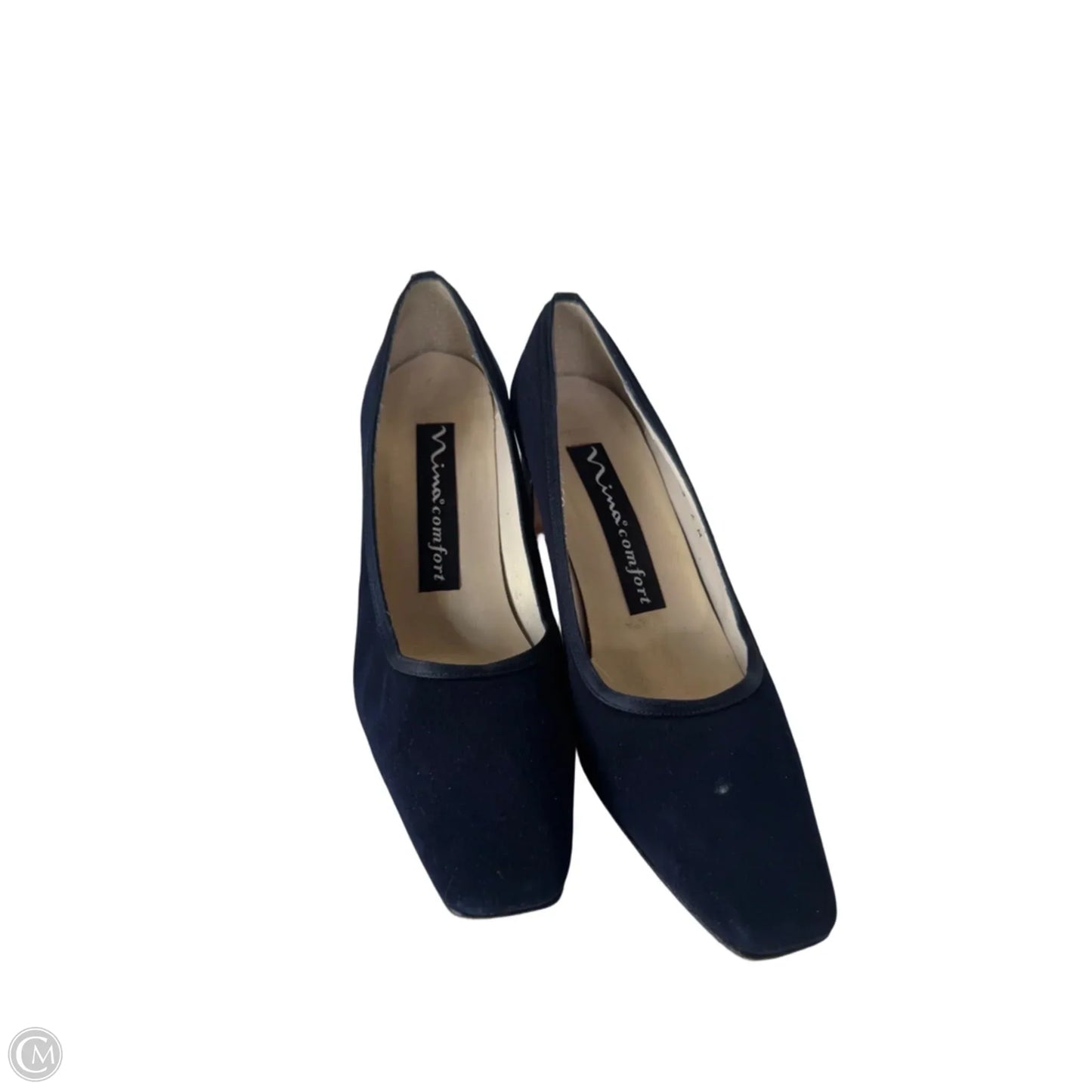 Shoes Heels Block By Nina In Navy, Size: 6