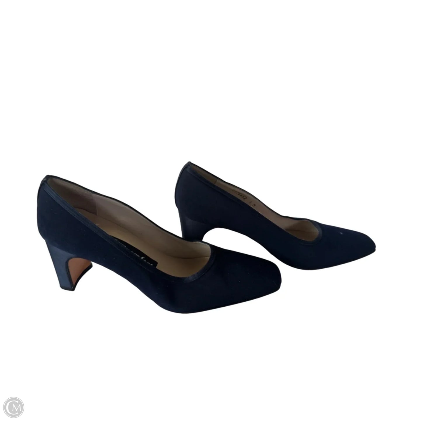 Shoes Heels Block By Nina In Navy, Size: 6