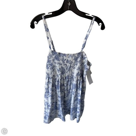 Dress Casual Short By Universal Thread In Blue & White, Size: L