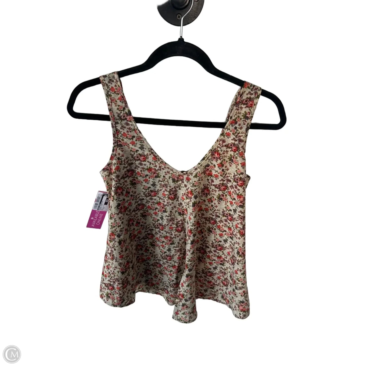Blouse Sleeveless By Mimi Chica In Orange & Tan, Size: Xs