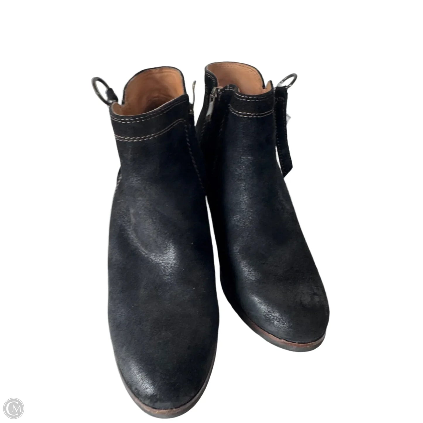 Boots Ankle Heels By Bussola In Black, Size: 10.5
