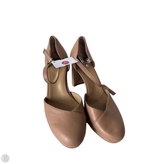 Shoes Heels Block By Naturalizer In Tan, Size: 9