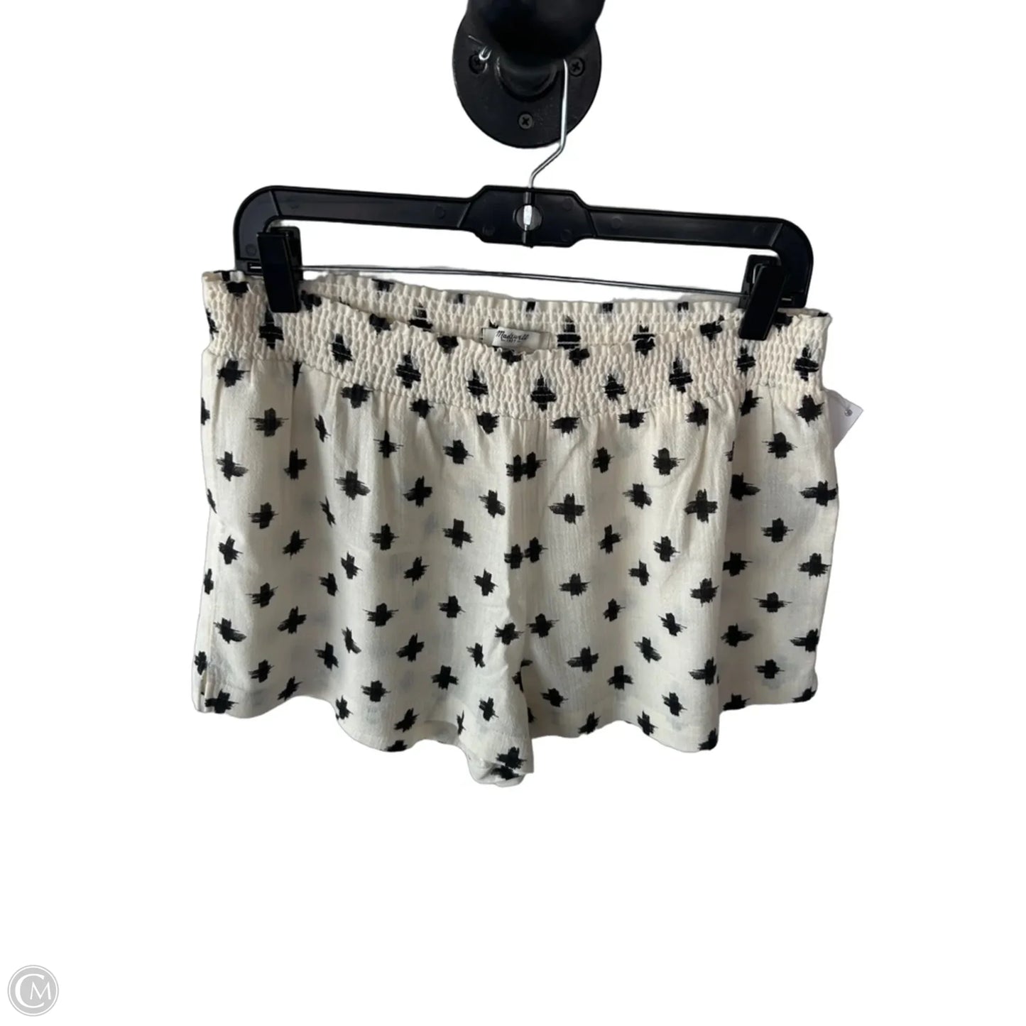 Shorts By Madewell In Black & Cream, Size: L