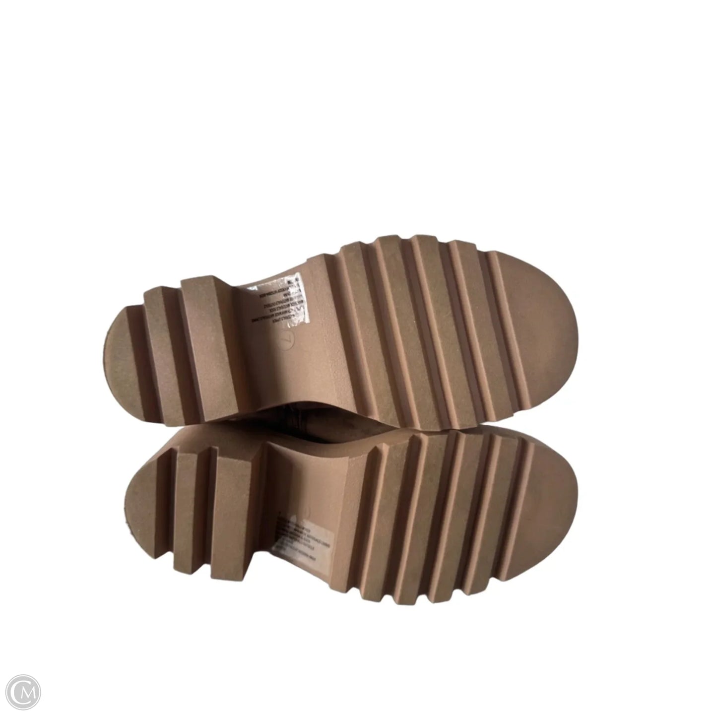 Boots Ankle Heels By Universal Thread In Brown, Size: 7