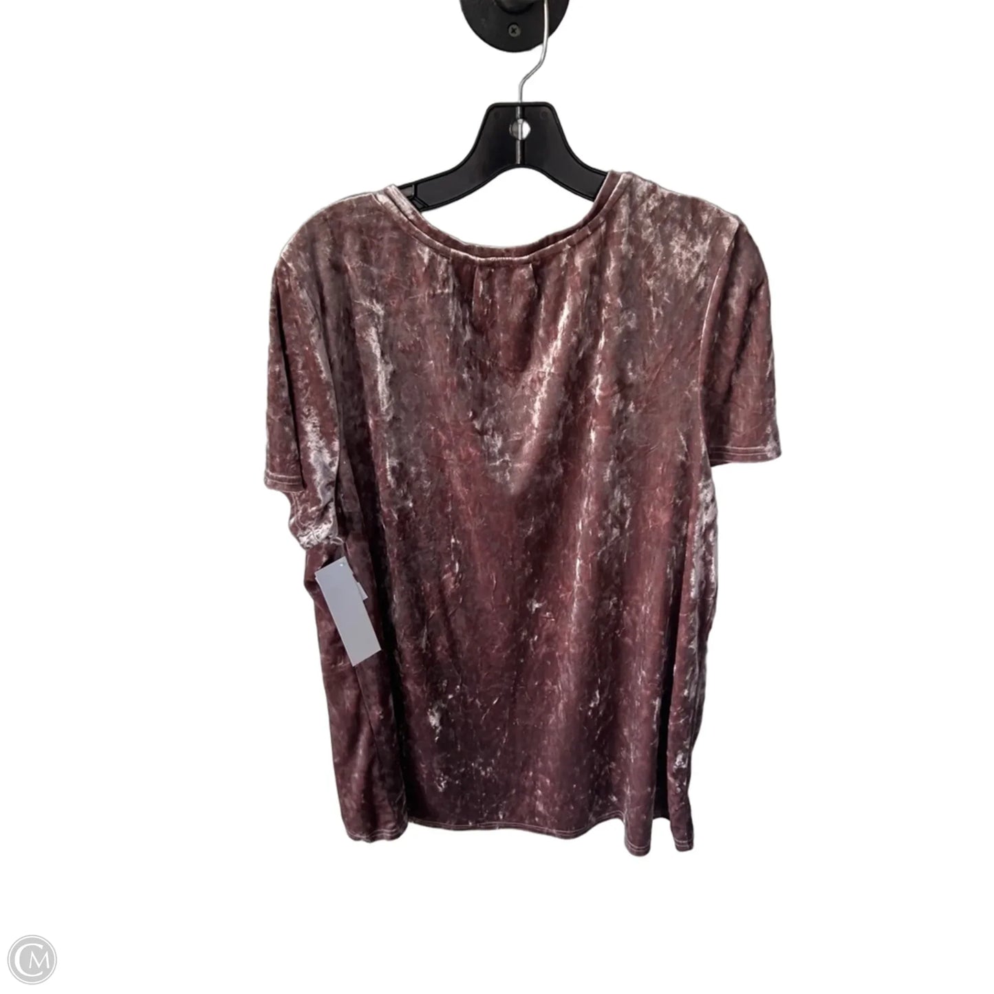 Tunic Short Sleeve By Clothes Mentor In Pink, Size: Xxl