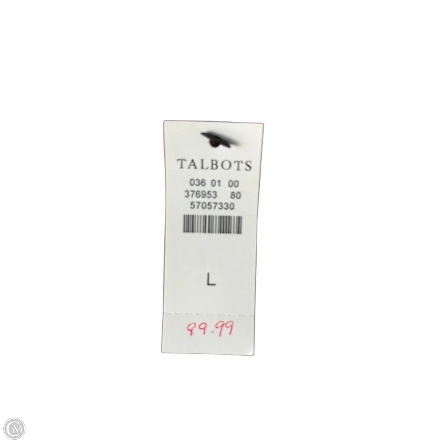 Dress Casual Short By Talbots In Blue & White, Size: L