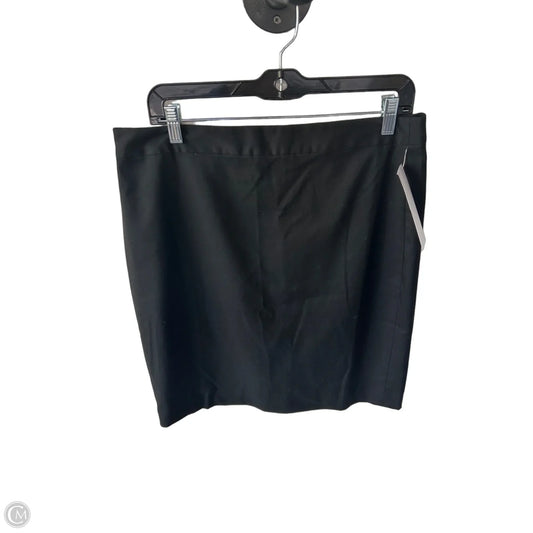Skirt Midi By Banana Republic In Black, Size: 12p
