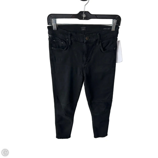 Jeans Skinny By Citizens Of Humanity In Black Denim, Size: 6