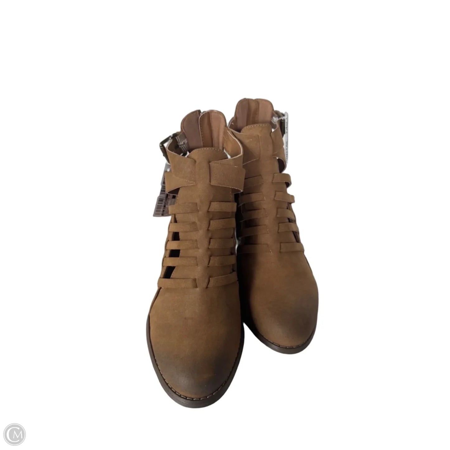 Boots Ankle Heels By G By Guess In Brown, Size: 7