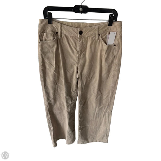 Pants Corduroy By Cabi In Tan, Size: 4